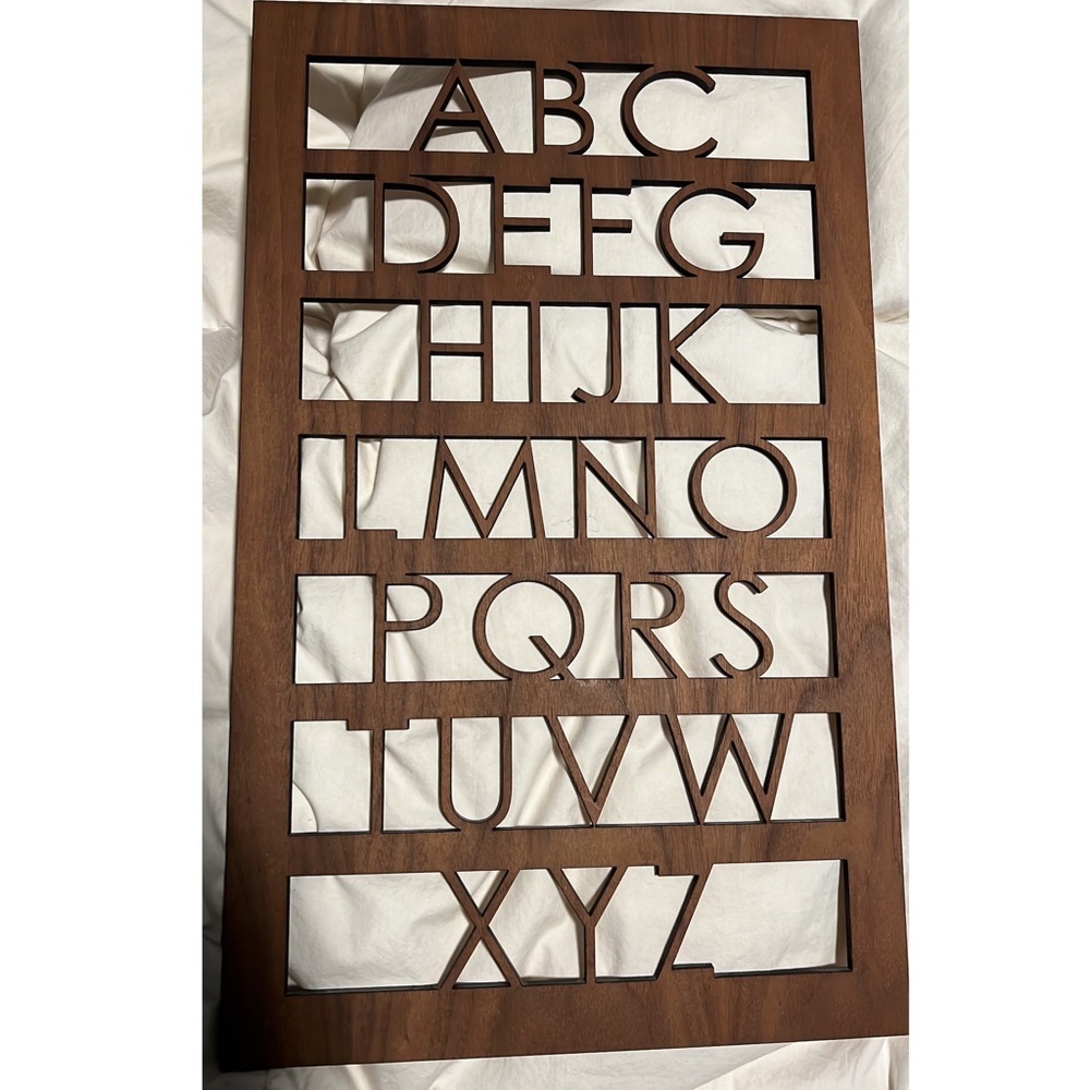 Little Sapling Toys Alphabet Wall Art